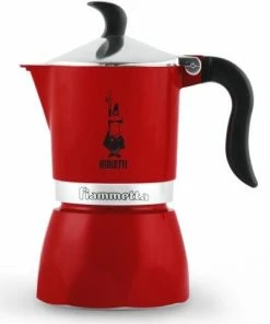 Bialetti Espressokocher Fiammetta Chily Pepper 3 Tassen / 8,5 Cm / 17,5 Cm