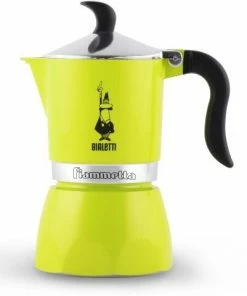 Bialetti Espressokocher Fiammetta Electric Lime 3 Tassen / 8,5 Cm / 17,5 Cm
