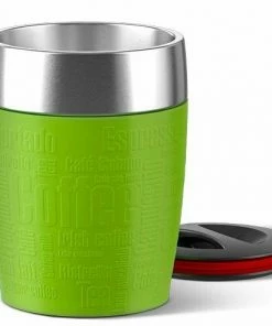Emsa Isolier-Trinkbecher Travel Cup In Himbeer -Bialetti-shop 10165 RZ TravelCup Limette Deckel RED 1