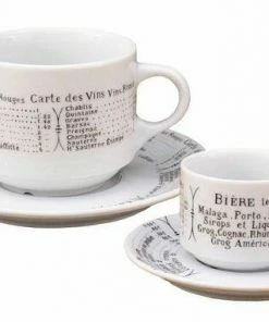 Pillivuyt Frühstückstasse Brasserie Frühstücksuntertasse Bourges: Durchmesser 165 Mm