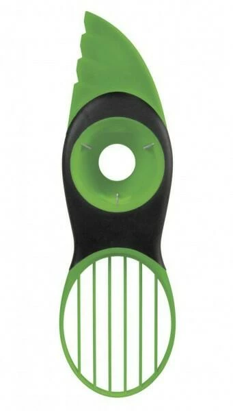 OXO Good Grips 3-in-1-Avocadoschneider In Grün 1 OXO Good Grips 3-in-1-Avocadoschneider In Grün
