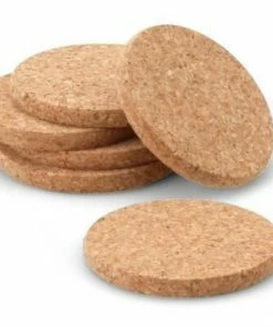 Continenta Gläseruntersetzer Aus Kork, 6er Set