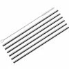 Cilio Trinkhalme Steel, 6er Set, Gerade