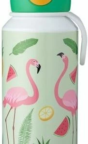 Mepal Trinkflasche Pop-up Campus 400 Ml - Tropical Flamingo