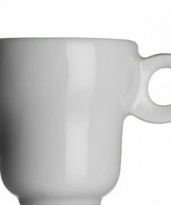 Modern Classic Espressotasse Von Porzellanfabrik Walküre, Weiß