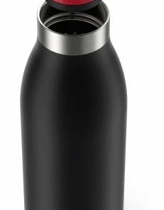 Emsa Trinkflasche Bludrop, Schwarz 0,5 Liter -Bialetti-shop 4009049537535 N31101 img 7