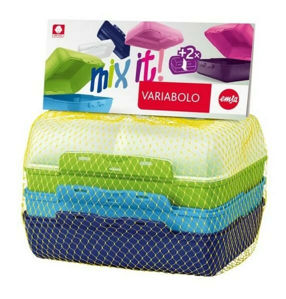 Emsa Kids Lunchbox Variabolo Boys, 4-teilig 1 Emsa Kids Lunchbox Variabolo Boys, 4-teilig
