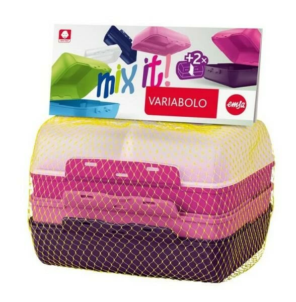 Emsa Kids Lunchbox Variabolo Girls, 4-teilig 1 Emsa Kids Lunchbox Variabolo Girls, 4-teilig
