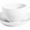 Pillivuyt Frühstückstasse Plissé Frühstückstasse Volumen 29 Cl, Höhe 67 Mm