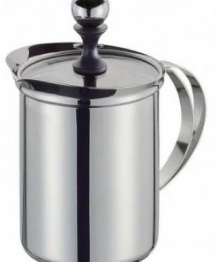 Cilio Cappuccinocreamer Deluxe Mit Glasdeckel 3 Tassen / 7 Cm