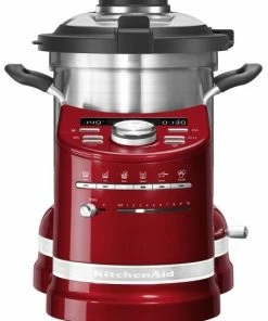 KitchenAid Cook Processor ARTISAN In Liebesapfelrot -Bialetti-shop 5KCF0104 CA Artisan CookProcessor Front SwitchOn 9621
