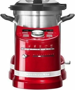 KitchenAid Cook Processor ARTISAN In Empire Rot 4,5 L 12 KitchenAid Cook Processor ARTISAN In Empire Rot 4,5 L -Bialetti-shop 5KCF0104 ER Artisan CookProcessor Front SwitchOn 9630