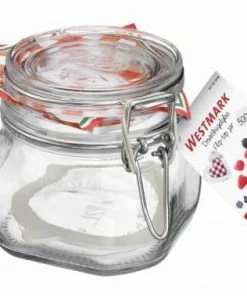 Westmark Fido Drahtbügelglas Mit Gummiring, 500 Ml