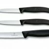 Victorinox SwissClassic Gemüsemesser-Set, Schwarz, 3-teilig
