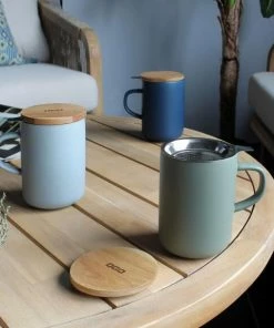 OGO Living Teepott Juliet Mit Filter, Graublau -Bialetti-shop 7912013 14 15 juliet