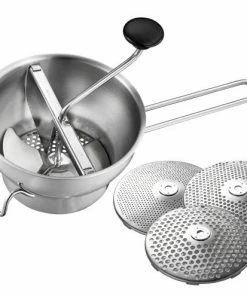 GEFU Passiergerät Flotte Lotte Multifunktional, Inkl. 3 Lochscheiben