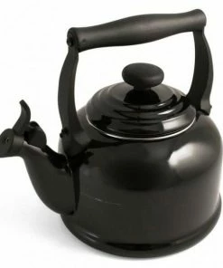 Le Creuset Wasserkessel Tradition Schwarz