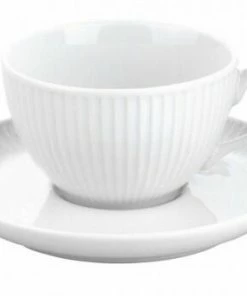 Pillivuyt Teetasse Plissé Unterteller Durchmesser 140 Mm
