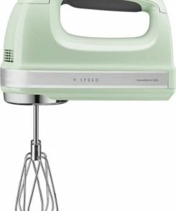KitchenAid Handrührer Pistazie -Bialetti-shop 9 speed Hand Mixer 5KHM9212 PISTACHIO p210392kp 053z