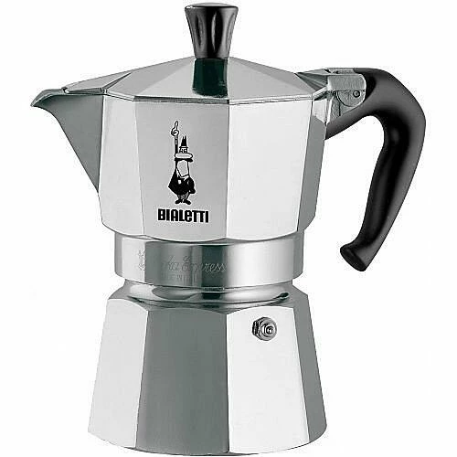 Bialetti Espressokocher Moka Express 2 Tassen/ 6,5 Cm / 15 Cm 1 Bialetti Espressokocher Moka Express 2 Tassen/ 6,5 Cm / 15 Cm