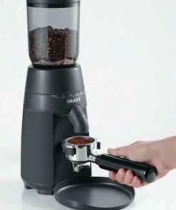 Graef Kaffeemühle CM 702 -Bialetti-shop CM702 Siebtraeger befuellen grau l