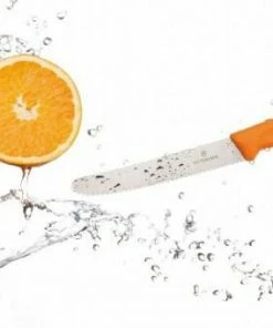 Victorinox Tomaten- Und Wurstmesser Mit Wellenschliff, 11 Cm, Orange -Bialetti-shop CUT 6 7836 L119 B1 l 1