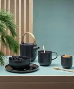 ASA Teekanne Mit Holzgriff Coppa Kuro Fassungsvermögen 0,6 L -Bialetti-shop Coppa Kuro 1 2