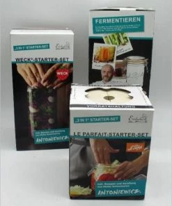 SCHMITT Steinzeug & Keramik Schmitt Fermentier-Starter-Set Le Parfait-Glas 1000 Ml -Bialetti-shop Fermentier Sets2 1