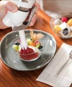 ISi Dessert Whip PLUS 0,5 L, Weiß -Bialetti-shop Fruchtschaum 01 1 1 1