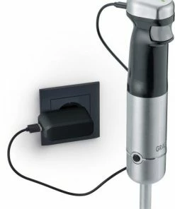 GRAEF Akku-Stabmixer HB 802 In Schwarz -Bialetti-shop Graef HB802 Netzstecker