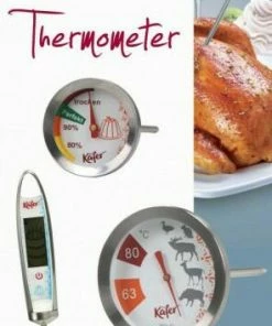 Käfer Digitales Haushaltsthermometer E546A -Bialetti-shop Kaefer Thermometer klein l