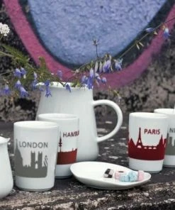 Kahla Five Senses Touch! Maxi-Becher Hannover In Rot -Bialetti-shop Kahla touch Skylines l