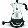 Bialetti Espressokocher Elektrisch Moka Timer 3 Tassen