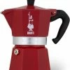 Bialetti Espressokocher Moka Express Red 3 Tassen/ 6,5 Cm