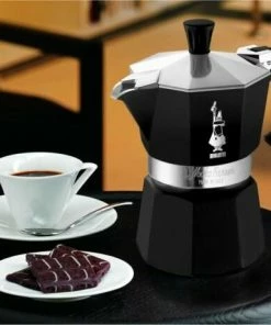 Bialetti Espressokocher Moka Express Black 1 Tasse -Bialetti-shop Moka Express schwarz Ambiente