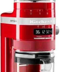 KitchenAid Kaffeemühle Artisan In Liebesapfelrot -Bialetti-shop P191784KP 003z
