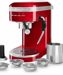 KitchenAid Halbautomatische Espressomaschine ARTISAN In Empire Rot -Bialetti-shop P200142KP 074z EMEA ER