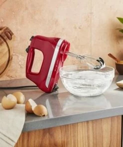 KitchenAid Handrührer Mit Flexi-Rührer In Empire Rot -Bialetti-shop P210748kp 027z