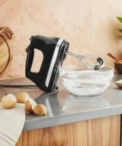 KitchenAid Handrührer Mit Flexi-Rührer In Onyx Schwarz -Bialetti-shop P210748kp 031z