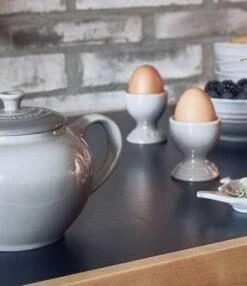 Le Creuset Becher 0,35 Liter In Perlgrau -Bialetti-shop Perlgrau Poterie LS neu 5 l