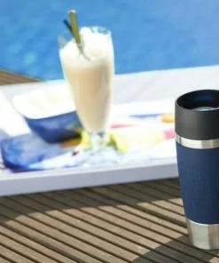 Emsa Isolier-Trinkbecher Mit Manschette Travel Mug In Blau -Bialetti-shop ST 2015 ocean 02 neu l