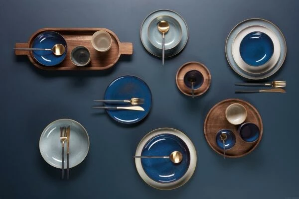 ASA Cappuccinotasse Mit Untertasse Saisons Midnight Blue 3 ASA Cappuccinotasse Mit Untertasse Saisons Midnight Blue – Bild 3