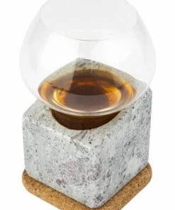 Täljsten Spirituosen-Kühler Aus Speckstein Mit Trinkglas