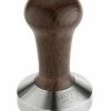 Nuova Point Motta Tamper Edelstahl Plan Mit Holzgriff Braun 53 Mm