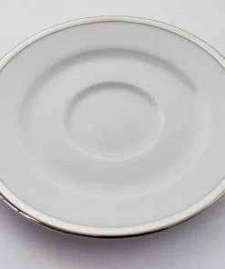 Pillivuyt Kaffeetasse Sancerre Mit Platinrand Kaffeetasse / Volumen: 12 Cl -Bialetti-shop Teller 1