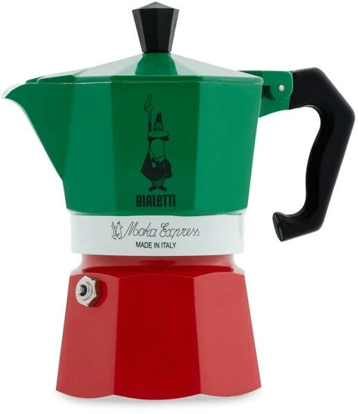 Bialetti Espressokocher Moka Express Italia 1 Tasse/ 5,5 Cm (Mokina) 1 Bialetti Espressokocher Moka Express Italia 1 Tasse/ 5,5 Cm (Mokina)