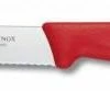 Victorinox Tomaten- Und Wurstmesser Mit Wellenschliff, Gerader Griff, 11 Cm, Rot
