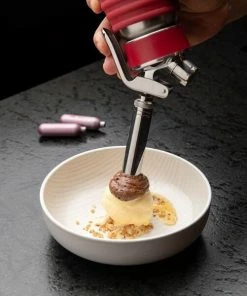 ISi Gourmet Whip 1 Liter -Bialetti-shop Warmes Schokolademousse 1 1