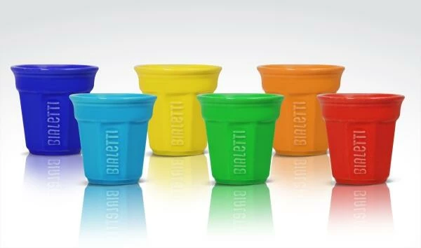 Bialetti Espressobecher Bunt, 6er-Set 1 Bialetti Espressobecher Bunt, 6er-Set