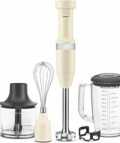 KitchenAid Stabmixer Set In Creme, Kabelgebunden